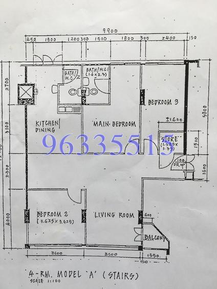 Blk 410 Serangoon Central (Serangoon), HDB 4 Rooms #139324182